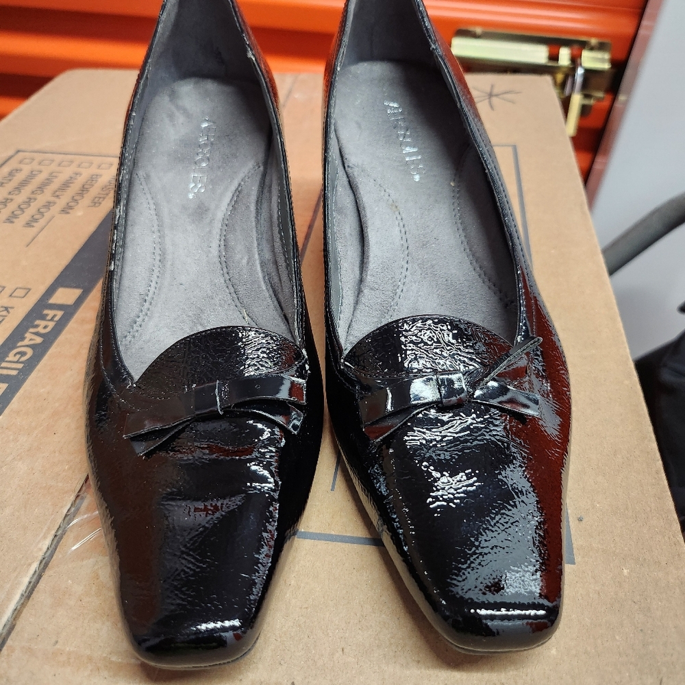 Aerosols Black Patent Leather